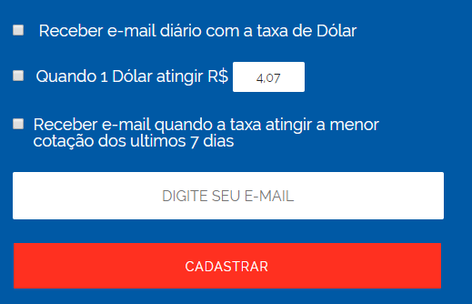 receber e-mail diário imagem do alerta